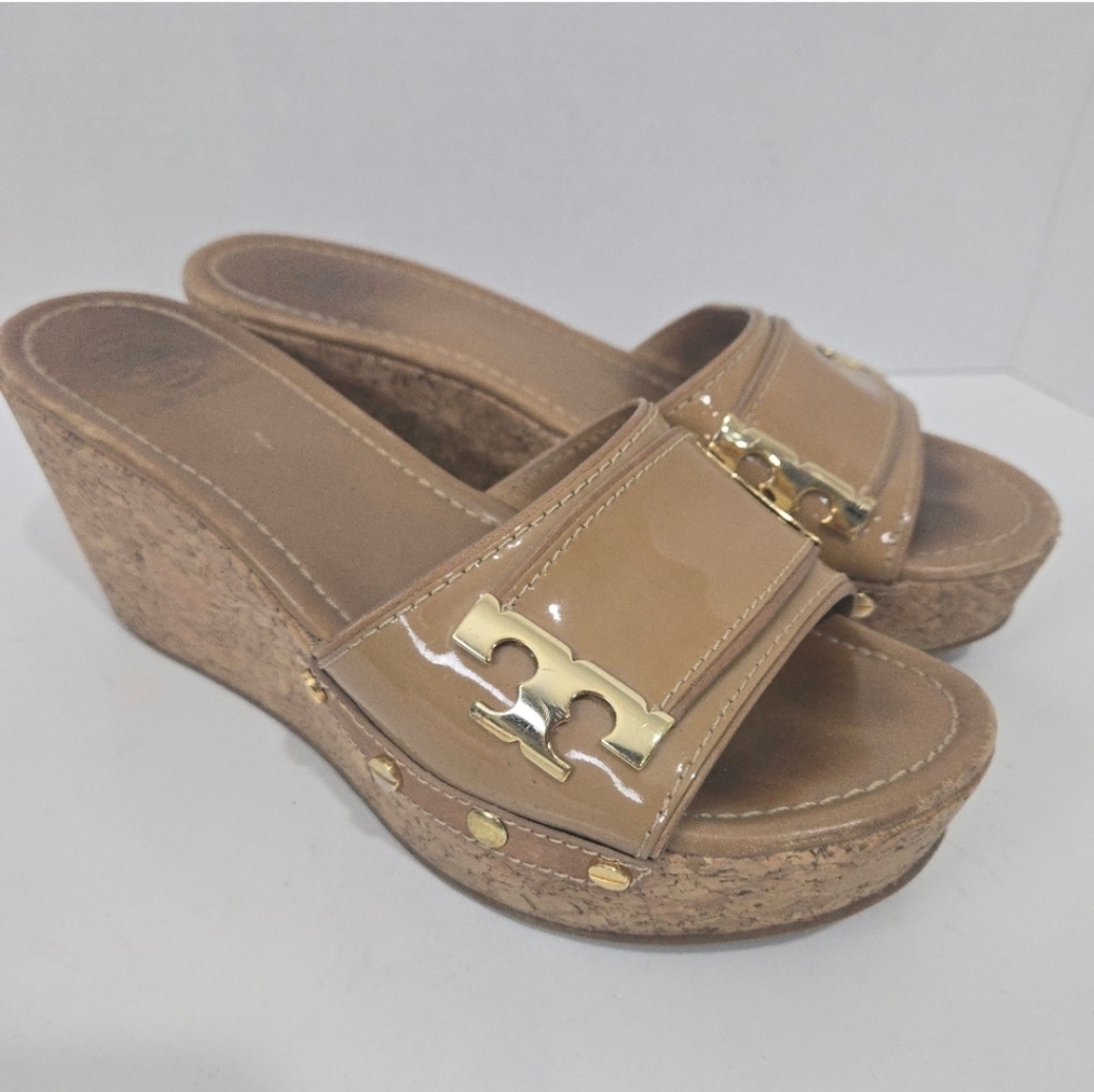 Tory Burch Wedge Sandals - Picture 2 of 12